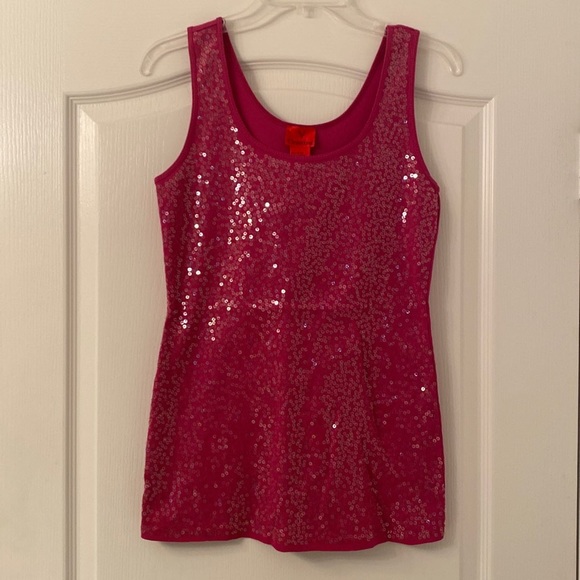 V Cristina Tops - V Cristina pink tank top size l nwot